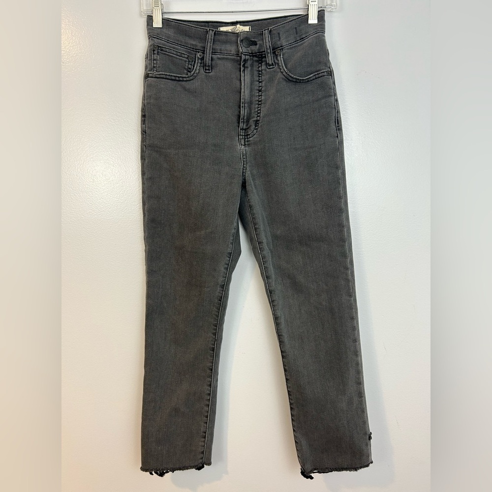 Madewell The Perfect Vintage Black/Grey Vintage Jeans Size 24